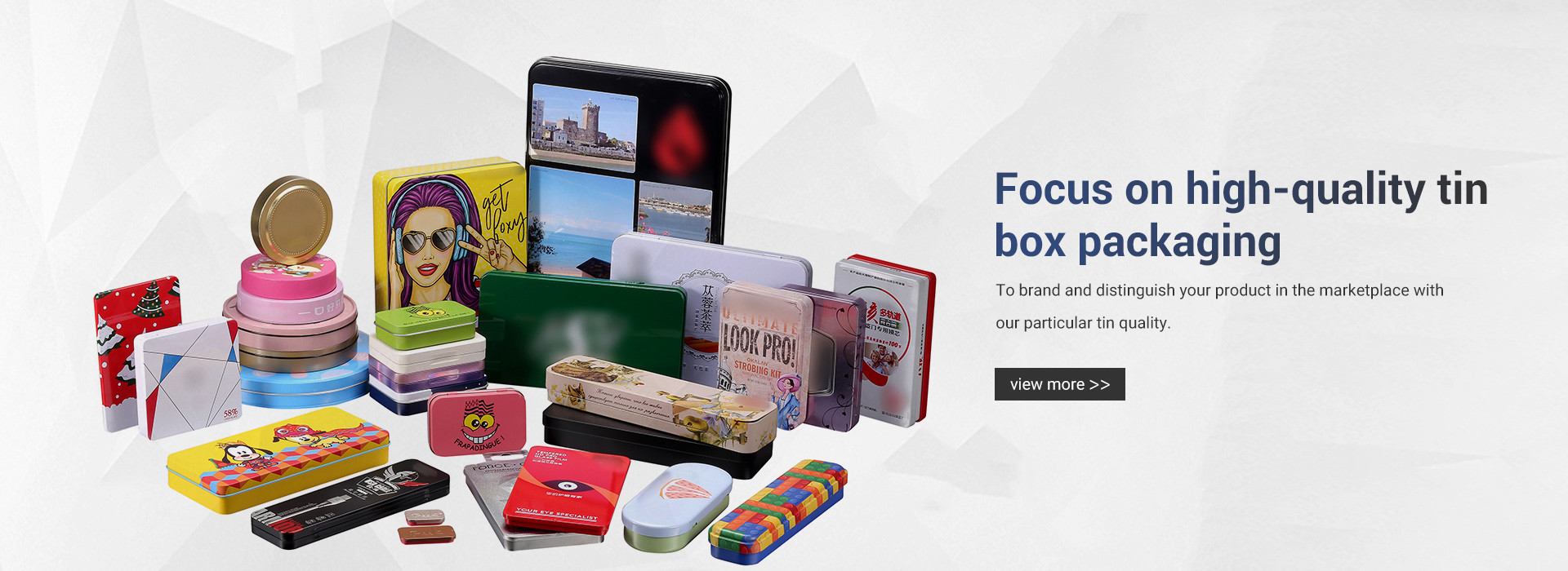 calidad Galleta Tin Can fábrica