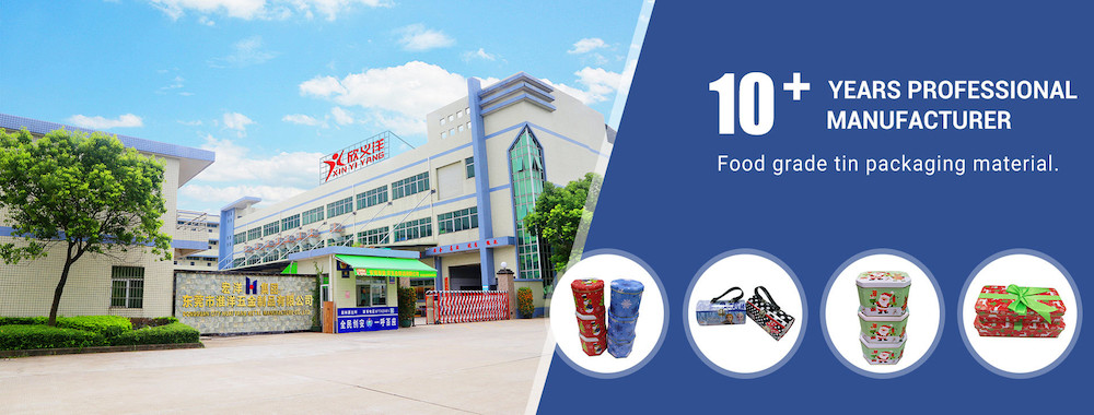 calidad Galleta Tin Can fábrica